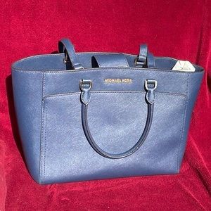 Michael Kors Two-Way Leather Tote Bag